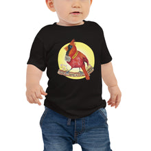 Load image into Gallery viewer, Carl the Cardinal Halo Baby Jersey Short Sleeve Tee