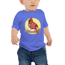 Load image into Gallery viewer, Carl the Cardinal Halo Baby Jersey Short Sleeve Tee