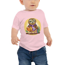 Load image into Gallery viewer, Ollie the Owl Halo Baby Jersey Short Sleeve Tee