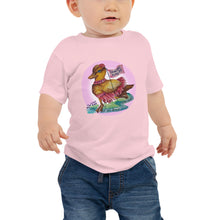 Load image into Gallery viewer, Deborah the Duck Halo Baby Jersey Short Sleeve Tee