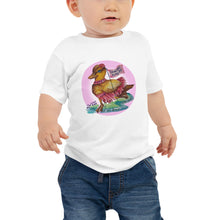 Load image into Gallery viewer, Deborah the Duck Halo Baby Jersey Short Sleeve Tee