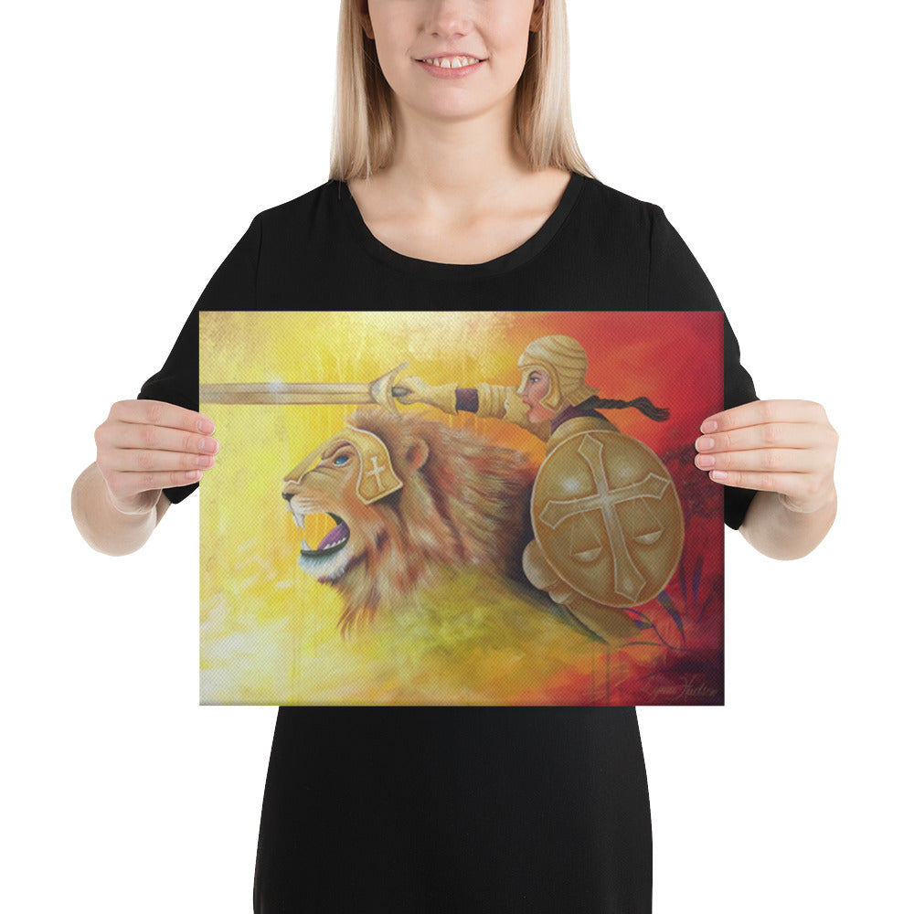 Armour of God Prophetic Art Canvas