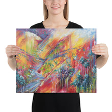 Load image into Gallery viewer, Rivers of Flowing Life Prophetic Art Canvas