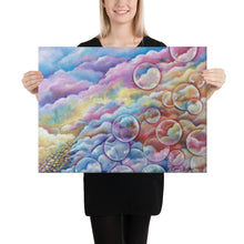 Load image into Gallery viewer, Bubbles of Joy Prophetic Art Canvas
