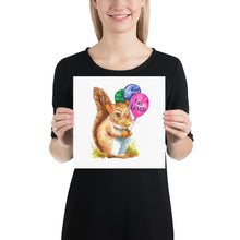 Load image into Gallery viewer, Samuel the Squirrel Art Print