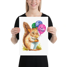 Load image into Gallery viewer, Samuel the Squirrel Art Print