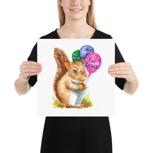 Load image into Gallery viewer, Samuel the Squirrel Art Print