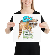 Load image into Gallery viewer, Roger the Racoon Art Print