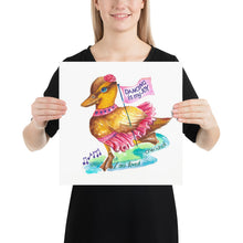 Load image into Gallery viewer, Deborah the Duck Art Print
