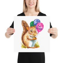 Load image into Gallery viewer, Samuel the Squirrel Art Print