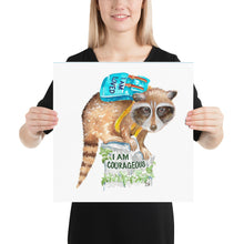 Load image into Gallery viewer, Roger the Racoon Art Print