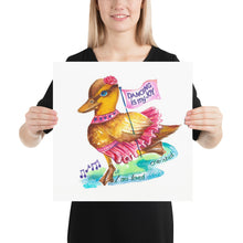 Load image into Gallery viewer, Deborah the Duck Art Print