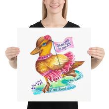 Load image into Gallery viewer, Deborah the Duck Art Print
