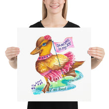 Load image into Gallery viewer, Deborah the Duck Art Print
