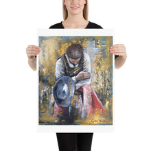 Load image into Gallery viewer, Cowboy Prayer Prophetic Art Print