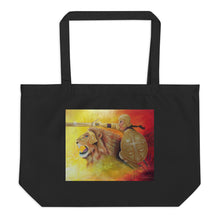 Load image into Gallery viewer, Armor of God Large organic tote bag