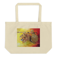 Load image into Gallery viewer, Armor of God Large organic tote bag