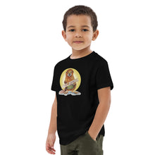 Load image into Gallery viewer, Bradley the Beaver Halo Organic cotton kids t-shirt