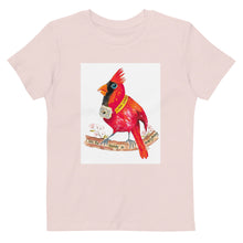 Load image into Gallery viewer, Carl the Cardinal Organic cotton kids t-shirt