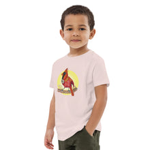 Load image into Gallery viewer, Carl the Cardinal Halo Organic cotton kids t-shirt