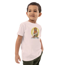 Load image into Gallery viewer, Bradley the Beaver Halo Organic cotton kids t-shirt