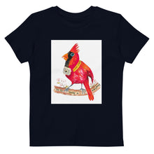 Load image into Gallery viewer, Carl the Cardinal Organic cotton kids t-shirt