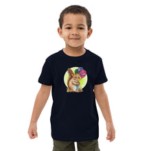 Load image into Gallery viewer, Samuel the Squirrel Halo Organic cotton kids t-shirt