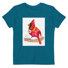 Load image into Gallery viewer, Carl the Cardinal Organic cotton kids t-shirt