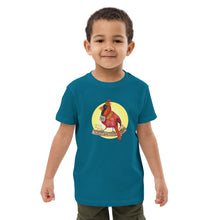Load image into Gallery viewer, Carl the Cardinal Halo Organic cotton kids t-shirt