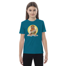 Load image into Gallery viewer, Bradley the Beaver Halo Organic cotton kids t-shirt