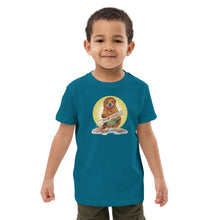 Load image into Gallery viewer, Bradley the Beaver Halo Organic cotton kids t-shirt