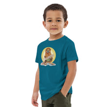 Load image into Gallery viewer, Bradley the Beaver Halo Organic cotton kids t-shirt