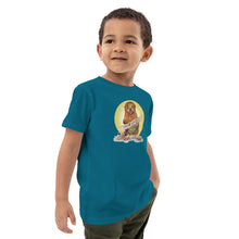 Load image into Gallery viewer, Bradley the Beaver Halo Organic cotton kids t-shirt