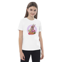 Load image into Gallery viewer, Betty the Bunny Halo Organic cotton kids t-shirt