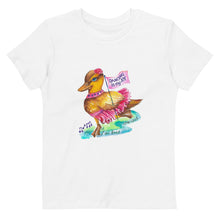Load image into Gallery viewer, Deborah the Duck Organic cotton kids t-shirt
