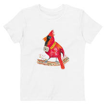 Load image into Gallery viewer, Carl the Cardinal Organic cotton kids t-shirt