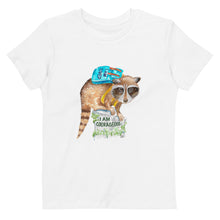 Load image into Gallery viewer, Roger the Racoon Organic cotton kids t-shirt