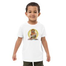 Load image into Gallery viewer, Bradley the Beaver Halo Organic cotton kids t-shirt