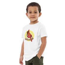 Load image into Gallery viewer, Carl the Cardinal Halo Organic cotton kids t-shirt