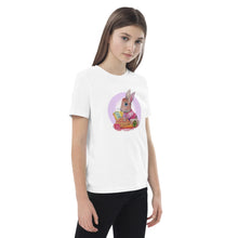 Load image into Gallery viewer, Betty the Bunny Halo Organic cotton kids t-shirt