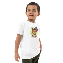 Load image into Gallery viewer, Samuel the Squirrel Halo Organic cotton kids t-shirt