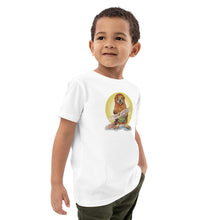 Load image into Gallery viewer, Bradley the Beaver Halo Organic cotton kids t-shirt