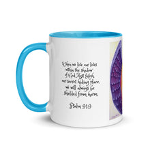 Load image into Gallery viewer, Psalm 91 Prophetic Art Mug with Color Inside