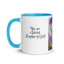 Load image into Gallery viewer, Daughter of God White Ceramic Mug with Color Inside