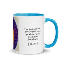 Load image into Gallery viewer, Psalm 91 Prophetic Art Mug with Color Inside