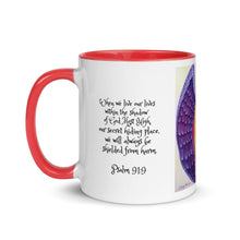 Load image into Gallery viewer, Psalm 91 Prophetic Art Mug with Color Inside