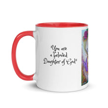 Load image into Gallery viewer, Daughter of God White Ceramic Mug with Color Inside