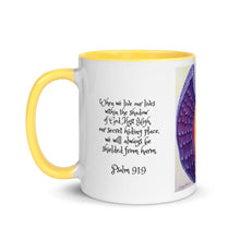 Load image into Gallery viewer, Psalm 91 Prophetic Art Mug with Color Inside