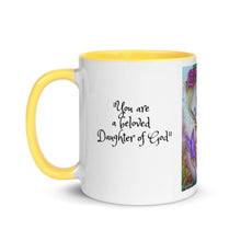 Load image into Gallery viewer, Daughter of God White Ceramic Mug with Color Inside