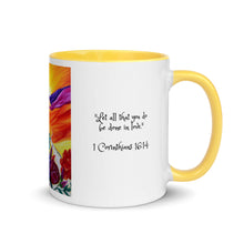 Load image into Gallery viewer, Walk with Me Prophetic Art Mug with Color Inside